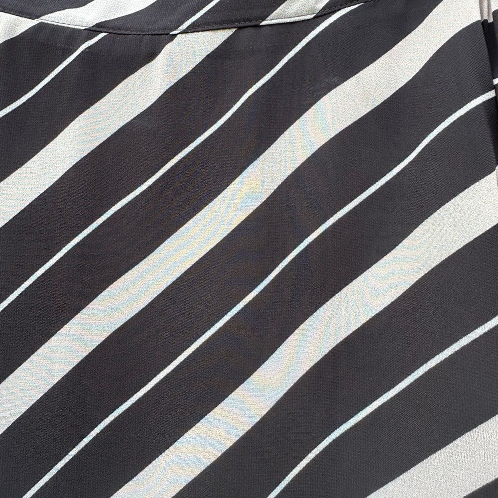 NWT Ann Taylor Striped Black and White Women's Skirt - Picture 4 of 7